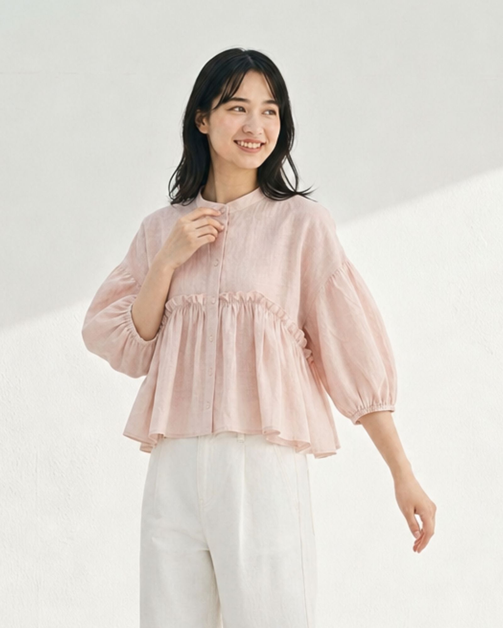 Pre-order: Breeze Babydoll Women's Top - Blush