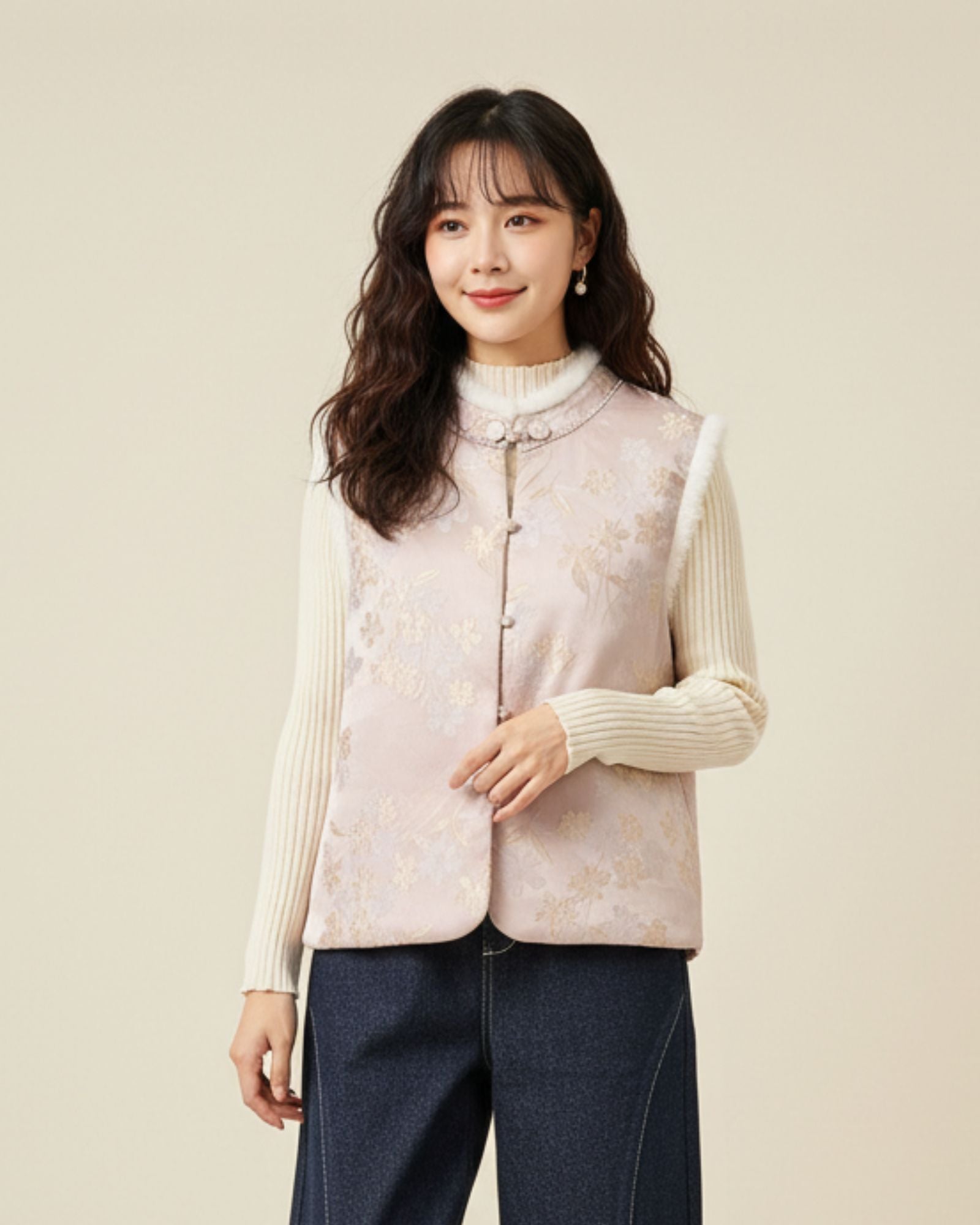 CNY Embroidered Padded Adults Vest