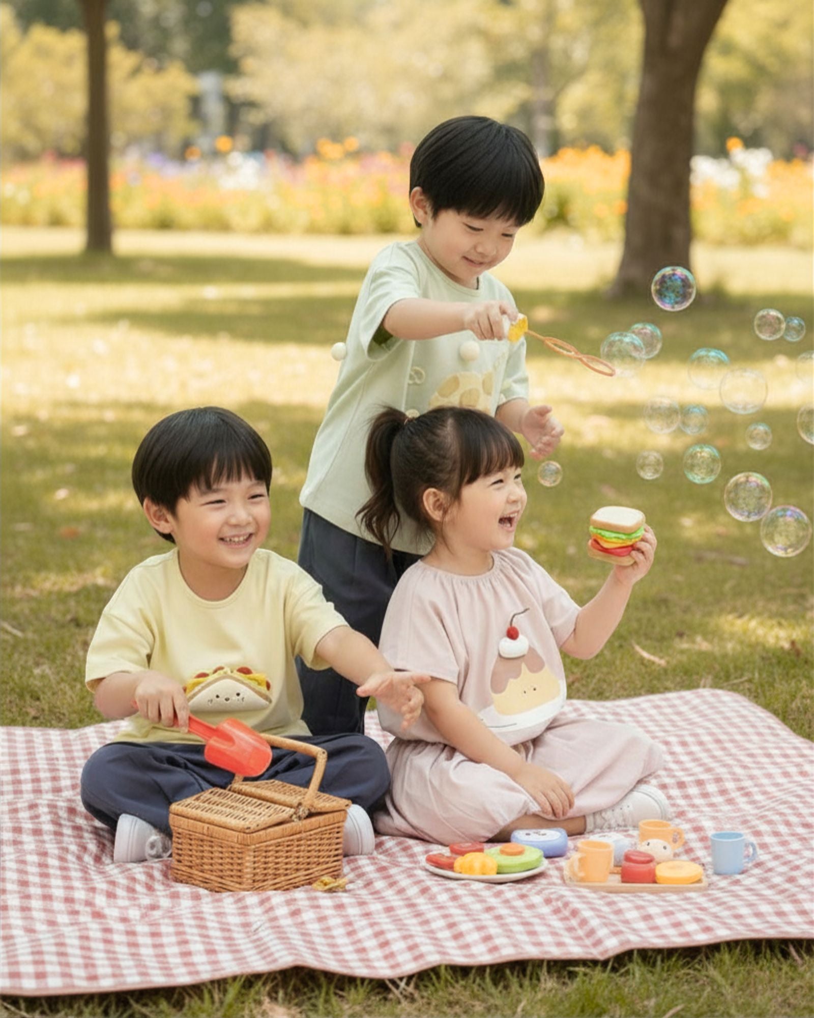 Cherry Top Pudding Cropped Kids Tee