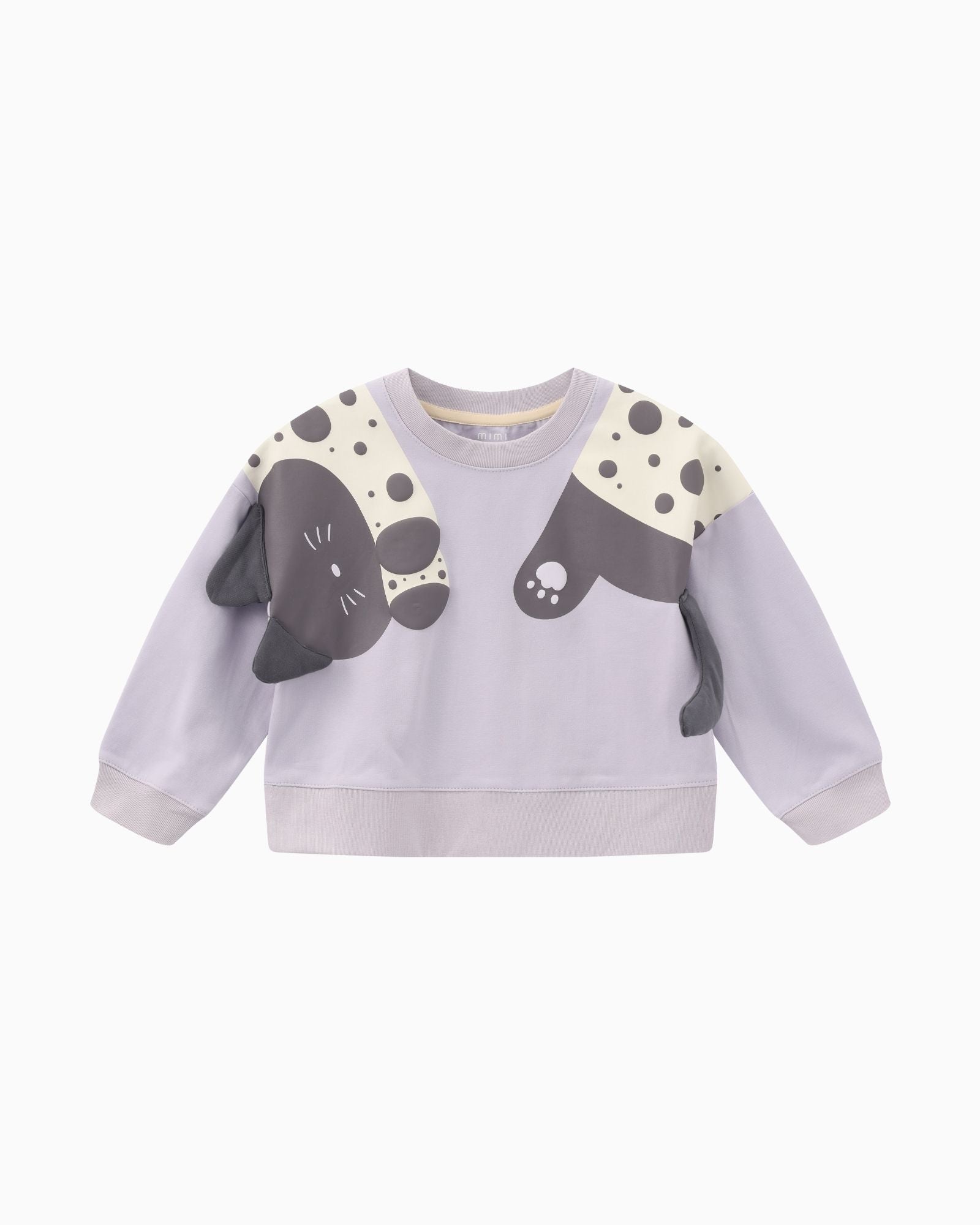 Clingy Kitty Cropped Kids Sweatshirt