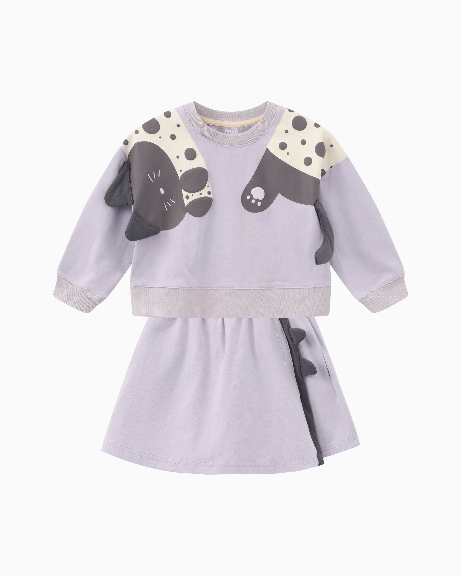 Clingy Kitty Cropped Kids Sweatshirt