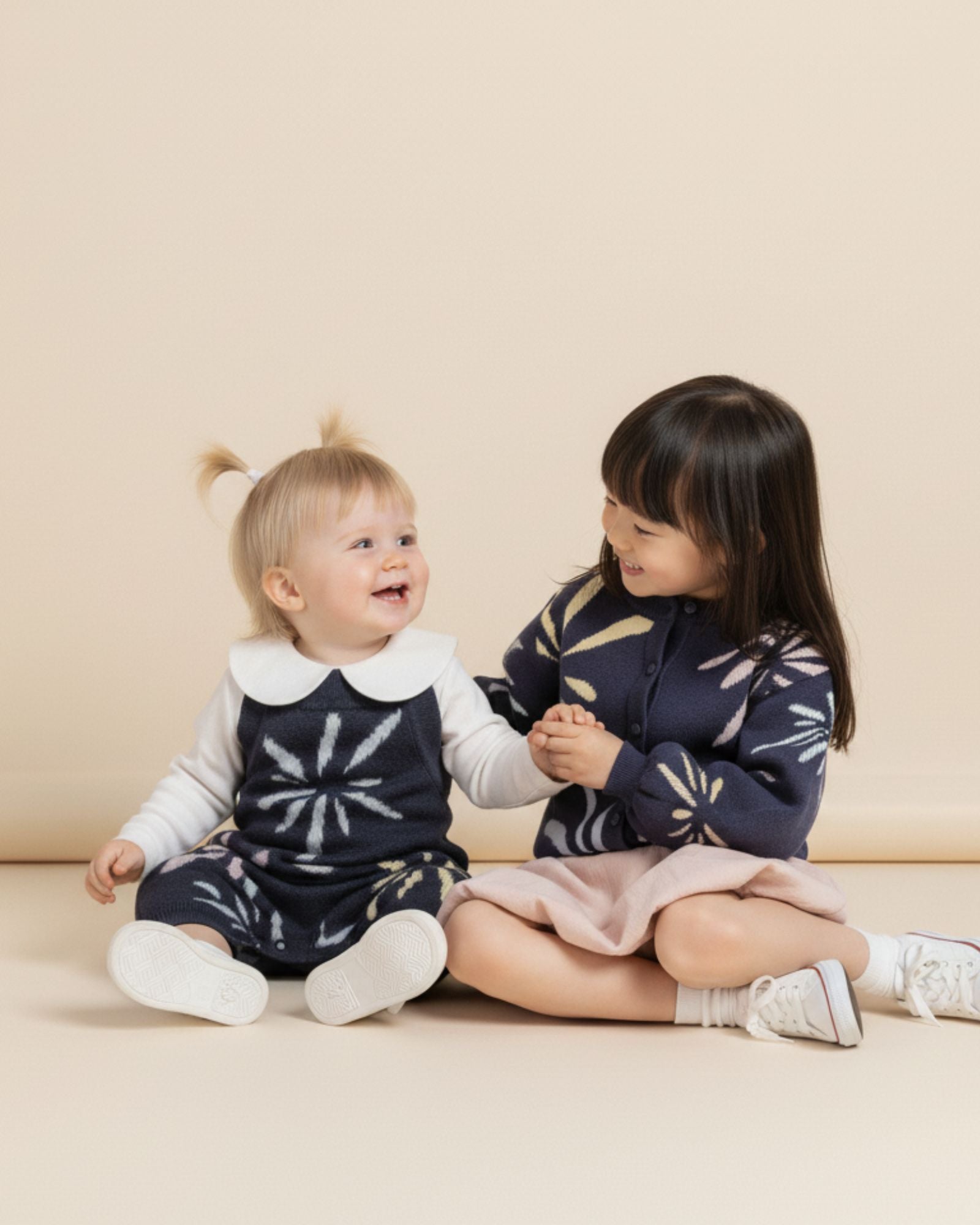 Pre-order: Fireworks Knitted Baby Romper