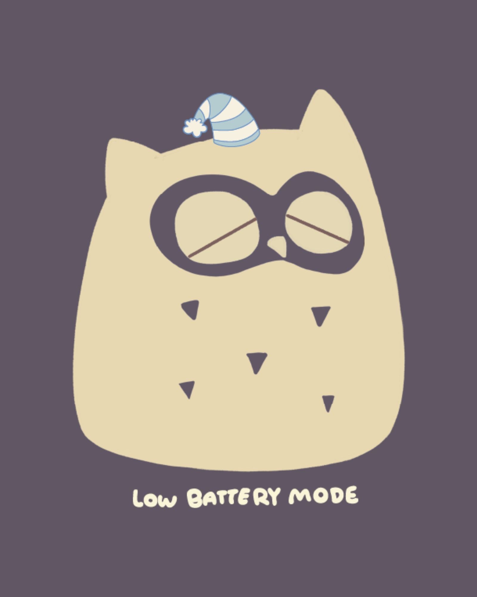 Pre-order: Low Battery Mode Owl Baby Romper