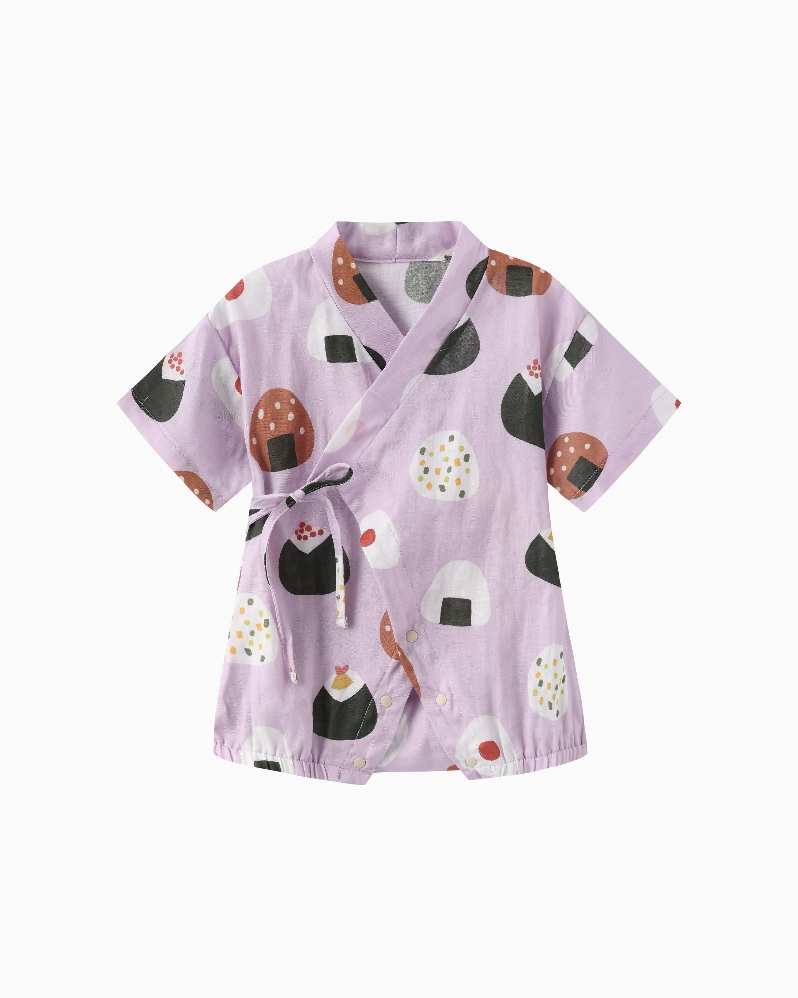 Back Order: Oishii Sushi Baby Kimono - Lilac