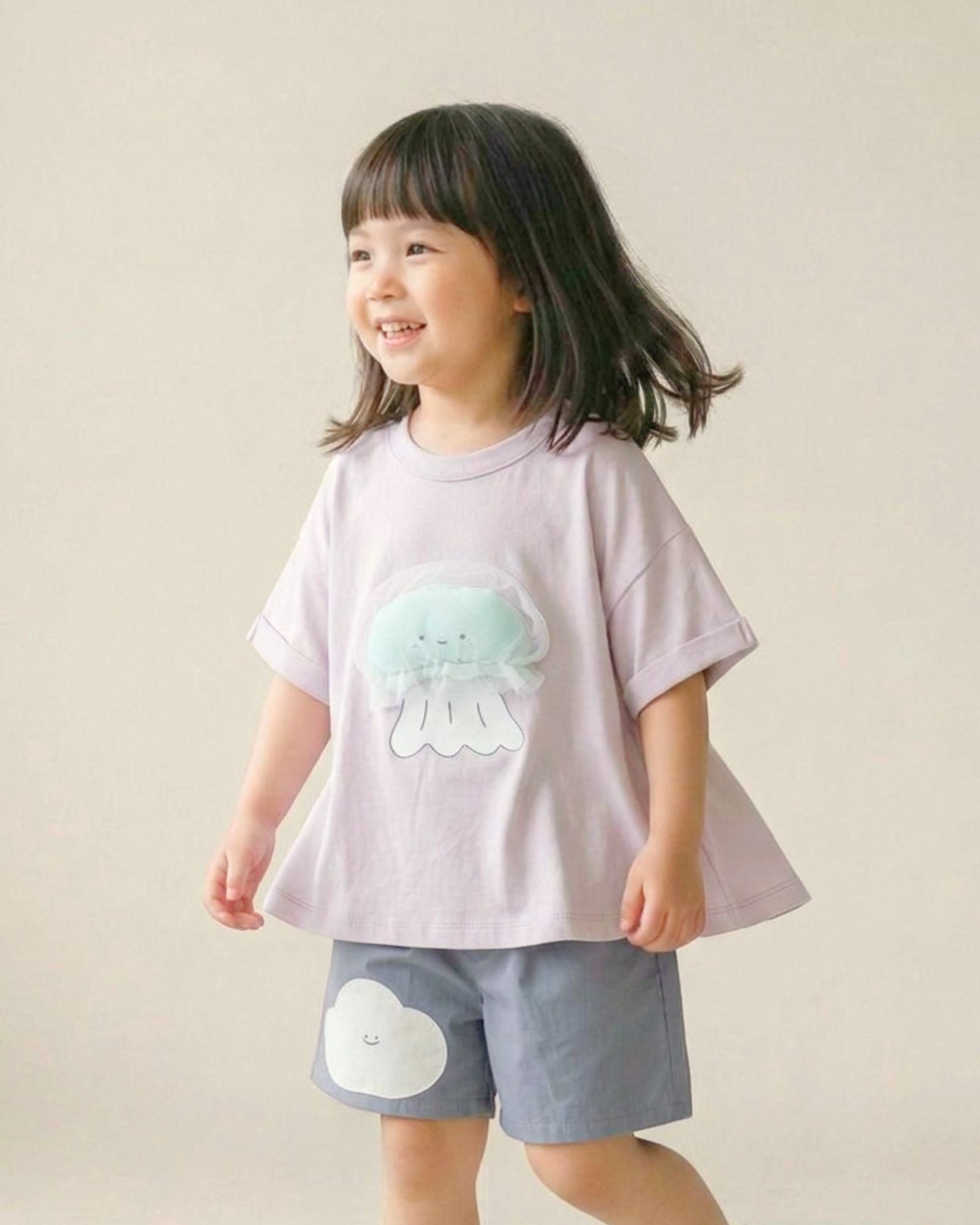 Pre-order: Puffy Jellyfish Kids Flare Top