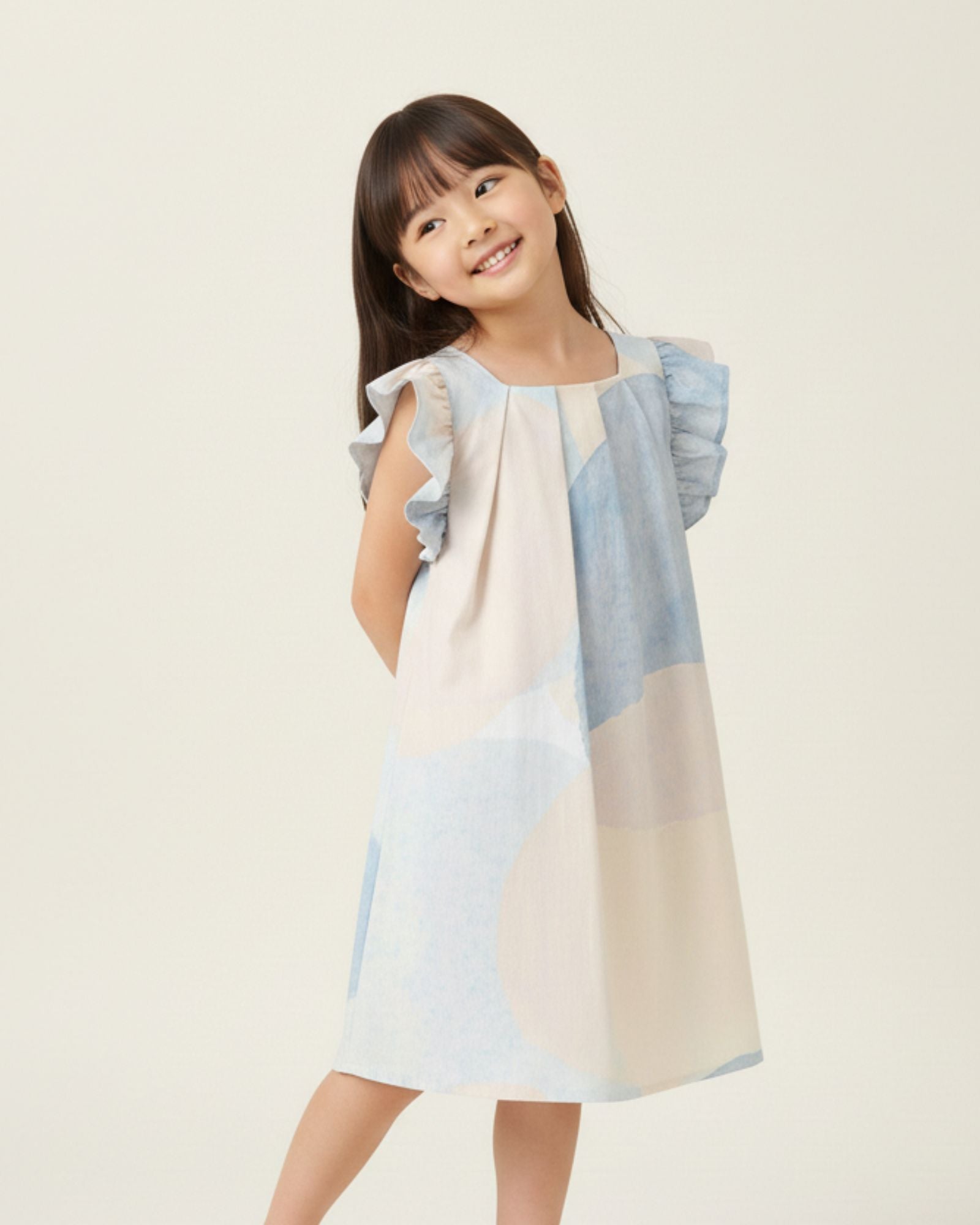 Sunlit Sparks Butterfly Girls Dress