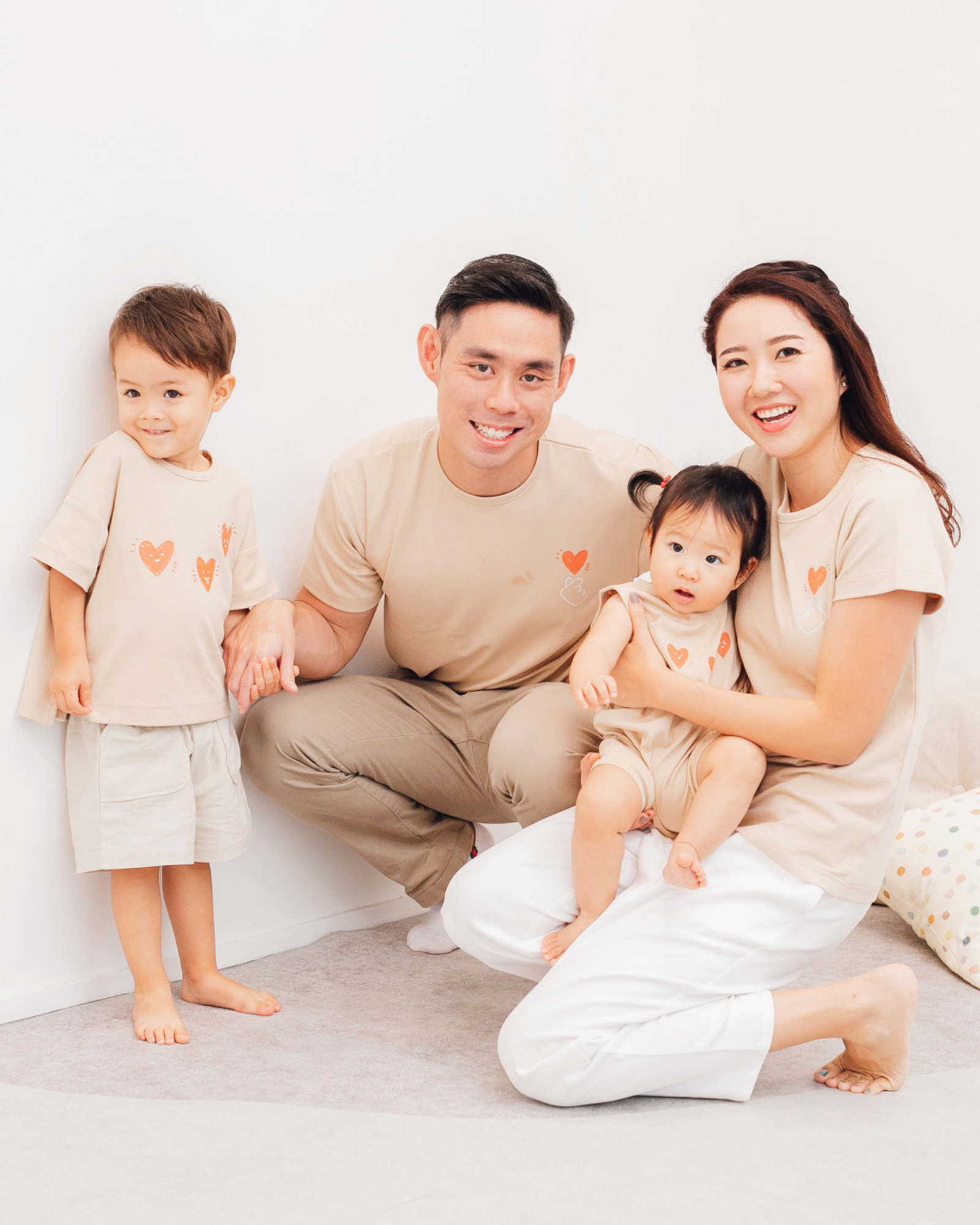 Family | Ladies | Hearts Tee for Mum|mimi mono