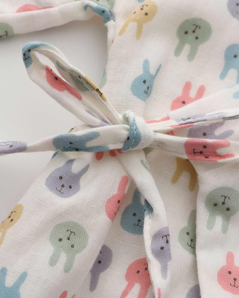 Rainbow Bunny Baby Kimono