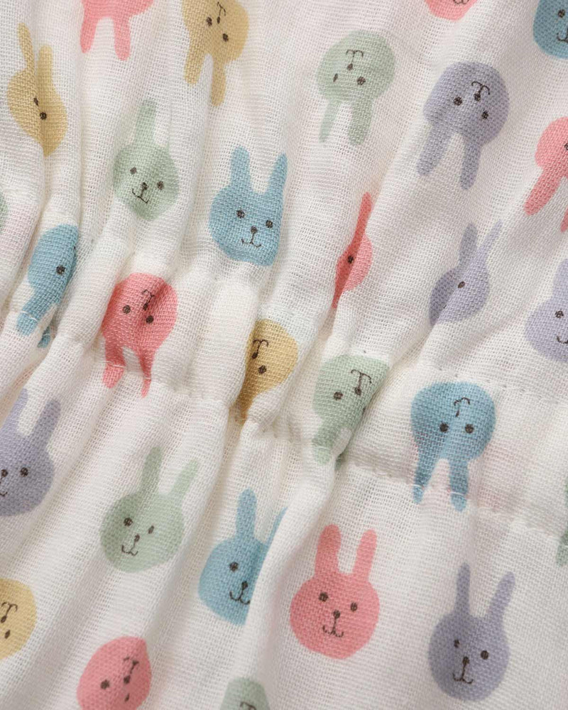 Rainbow Bunny Baby Kimono