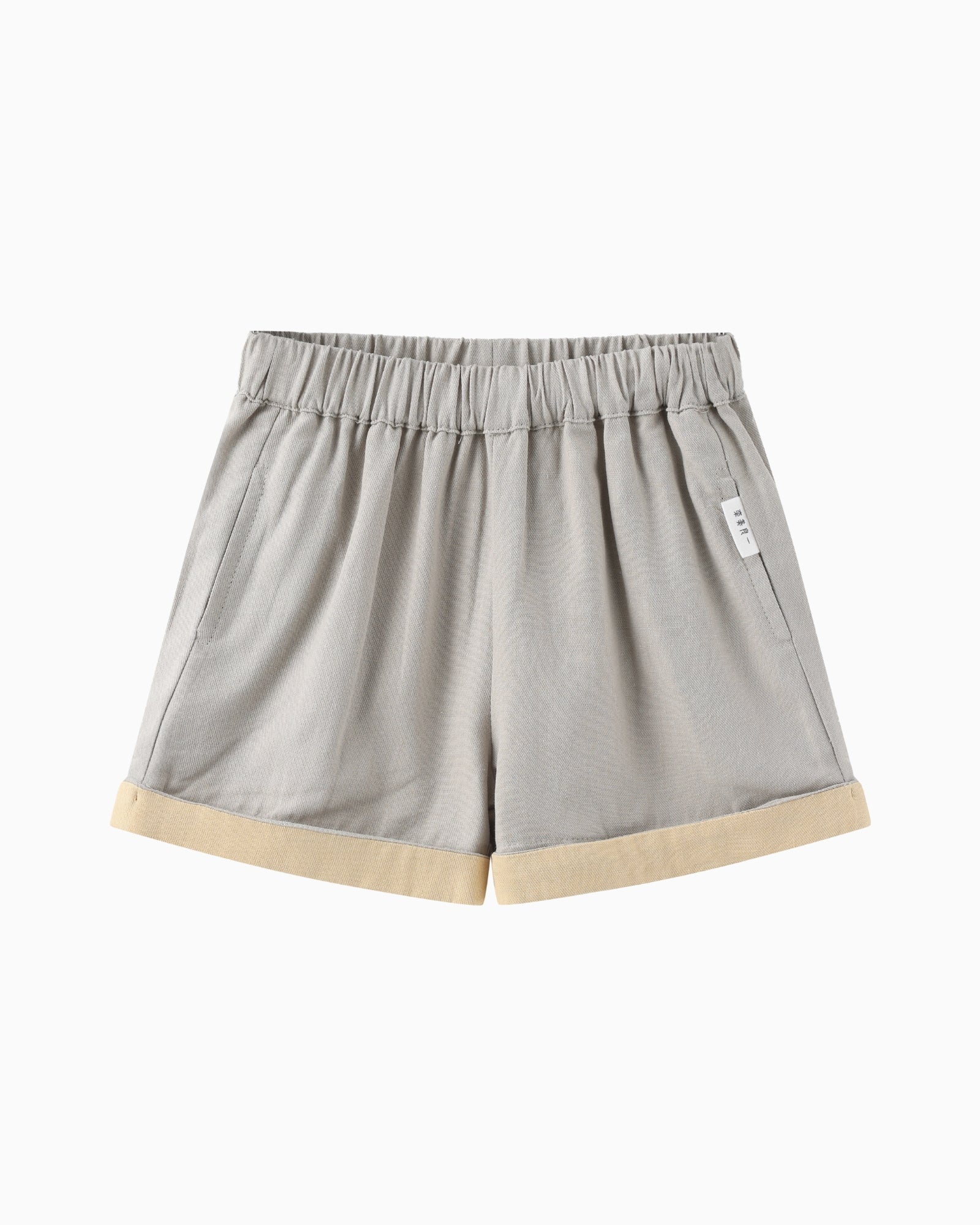 Folded Hem Shorts - Moss