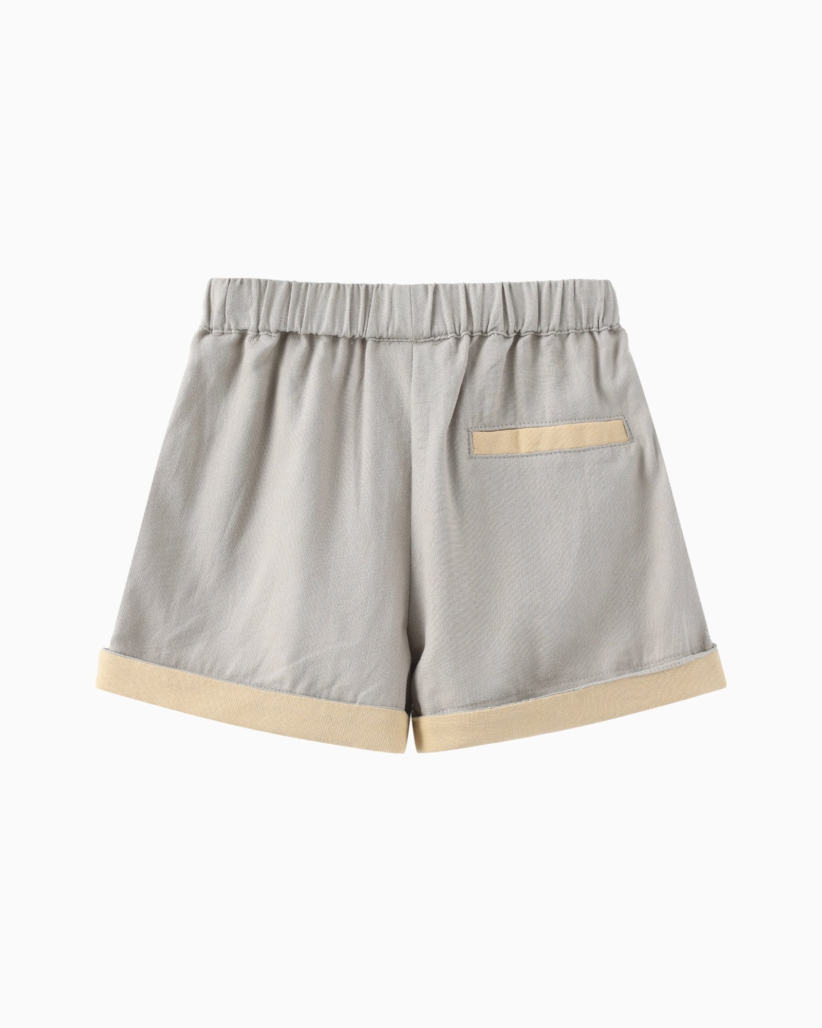 Folded Hem Shorts - Moss