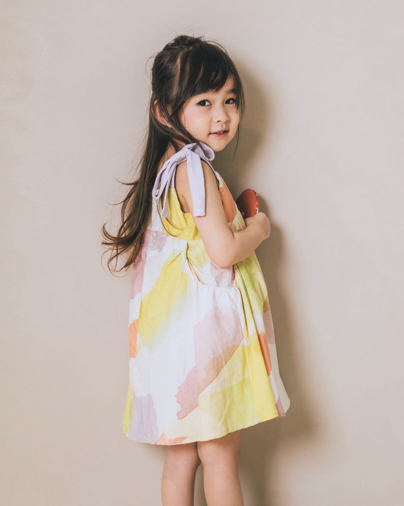 Fruity Retreat Wide Pocket Dress