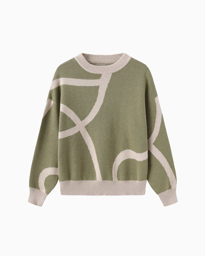 River Flows Knitted Pullover (Kids & Adults)