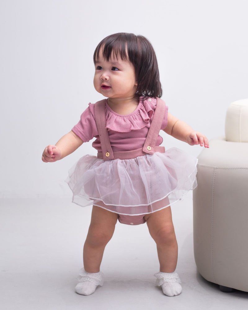 Ballerina Tulle Baby Suspenders