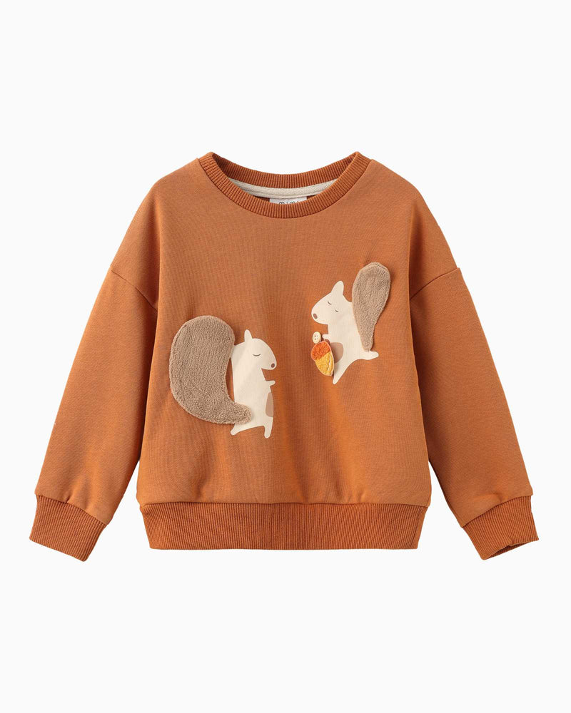 Squirrel Oversized Pullover (Kids & Adults)