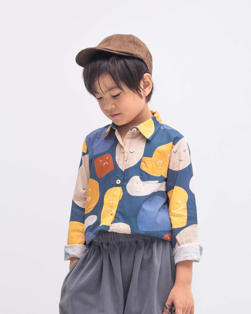 Blob Pop Kids Collar Shirt