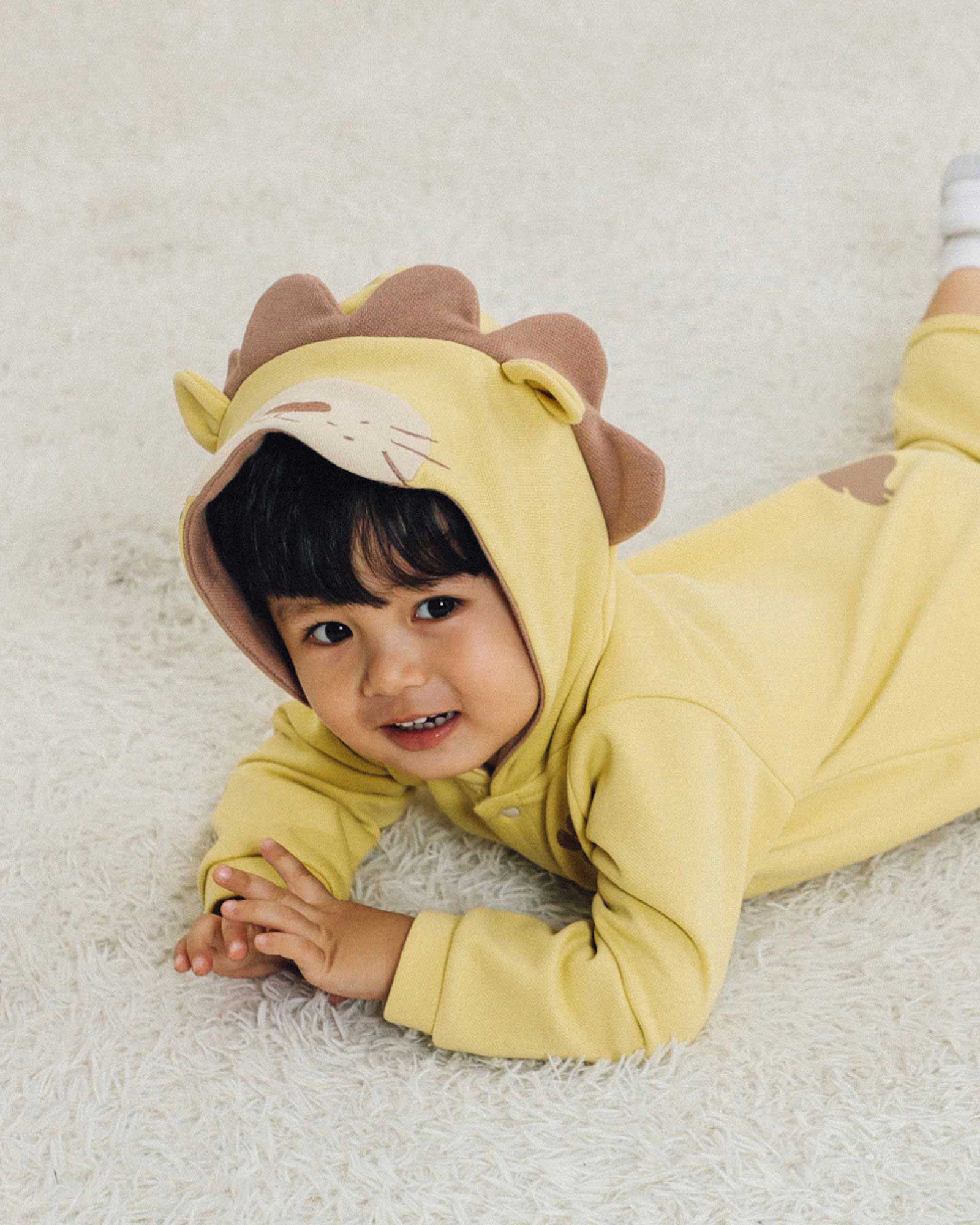 Lion Hoodie Romper