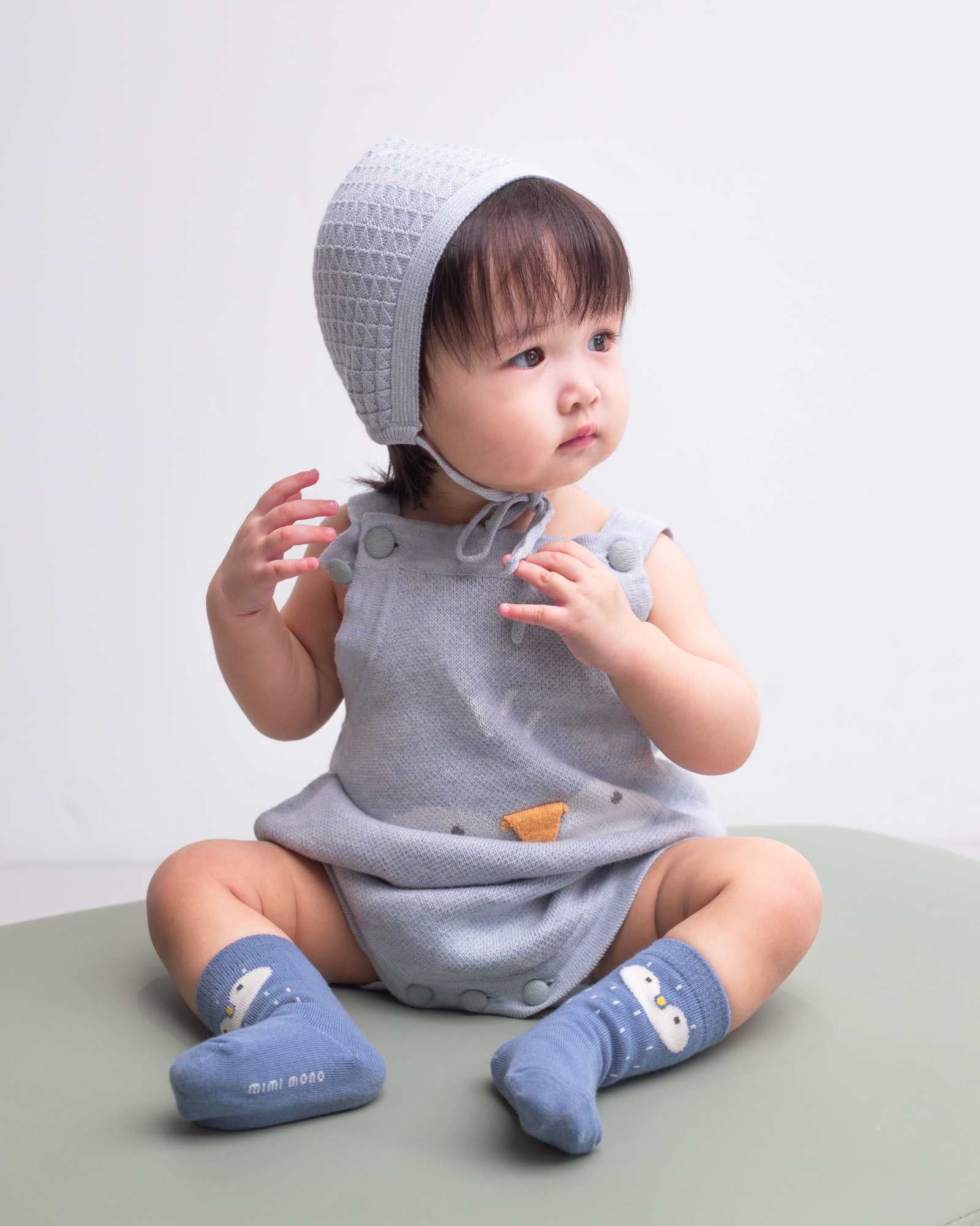 Penguin Knitted Baby Romper