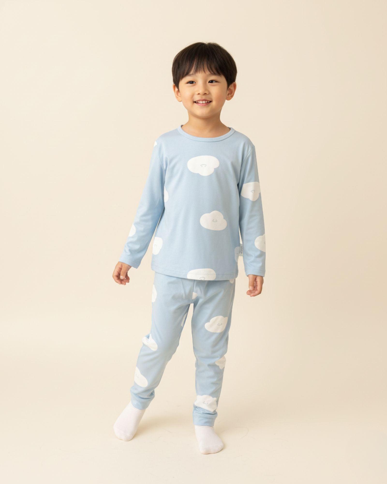Autumn Cloud Pyjamas Set - Dusk Blue