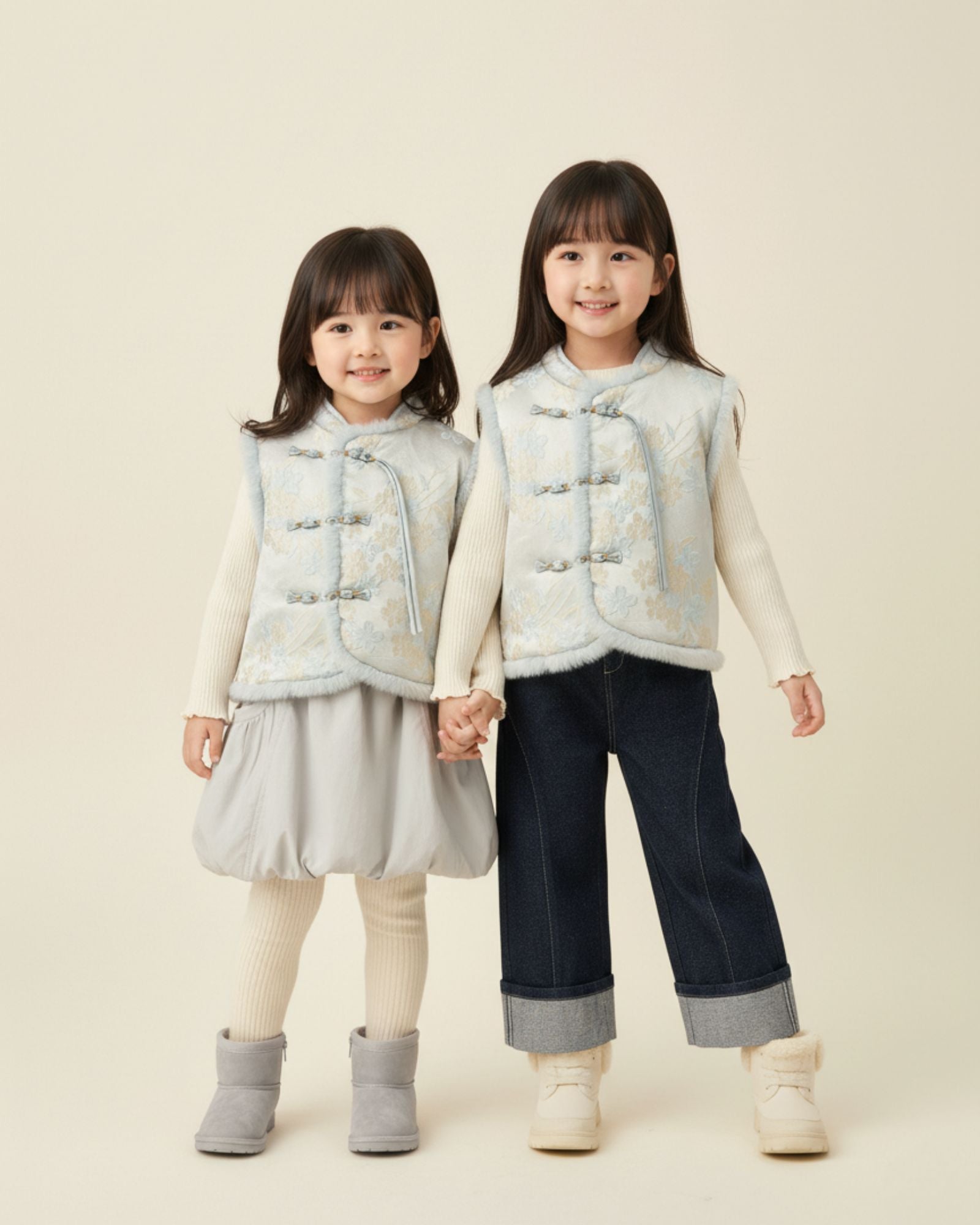 CNY Embroidered Padded Kids Vest