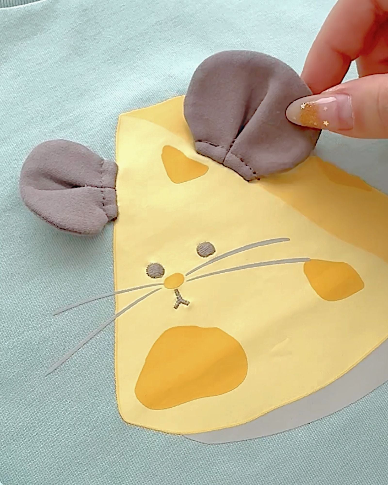 Pre-order: Cheesy Mouse Kids Lightweight Sweatshirt