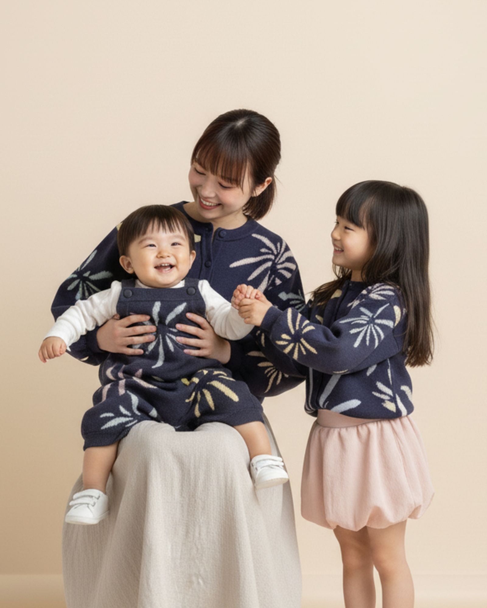 Pre-order: Fireworks Knitted Baby Romper