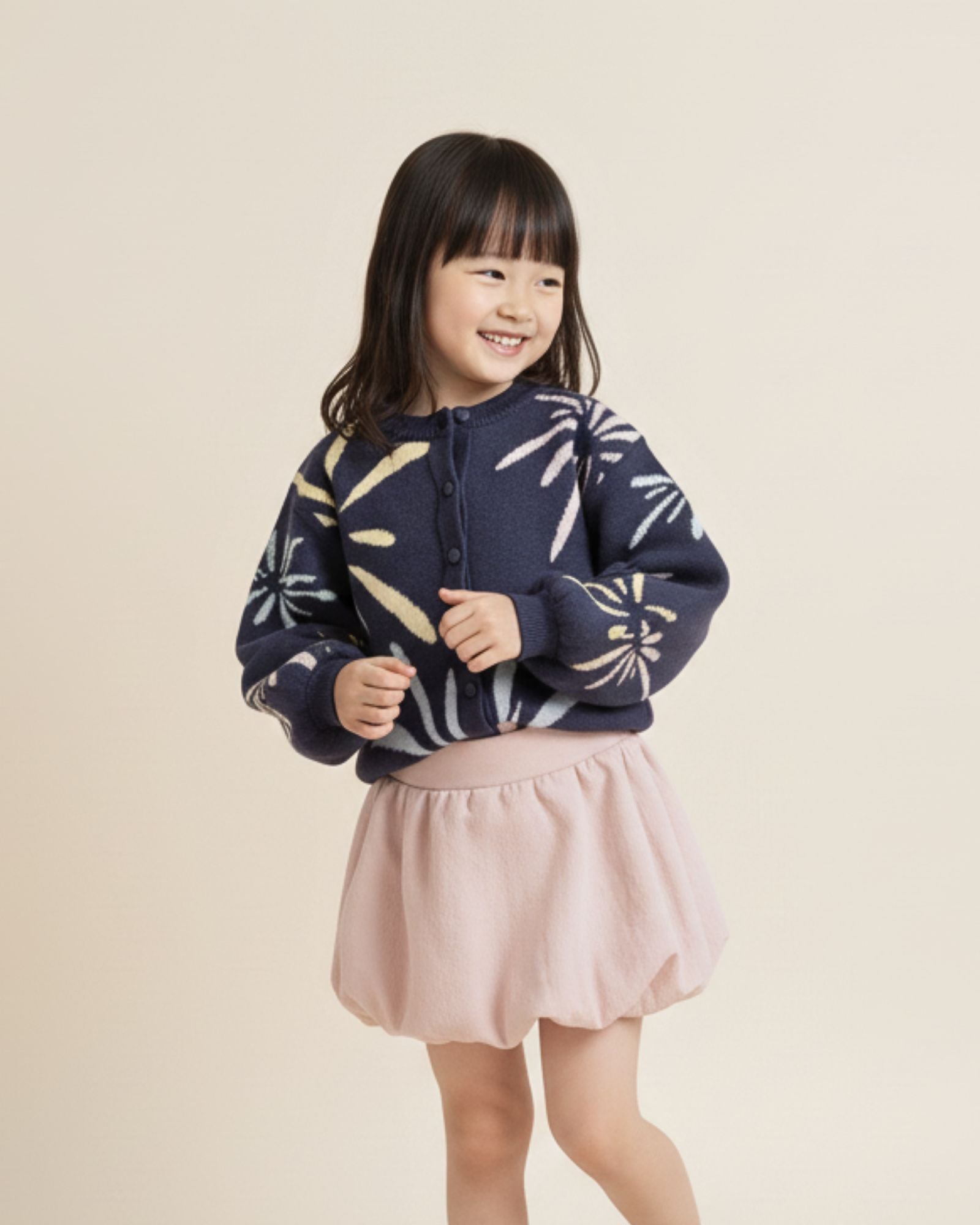 Pre-order: Fireworks Knitted Cardigan (Kids & Adults)
