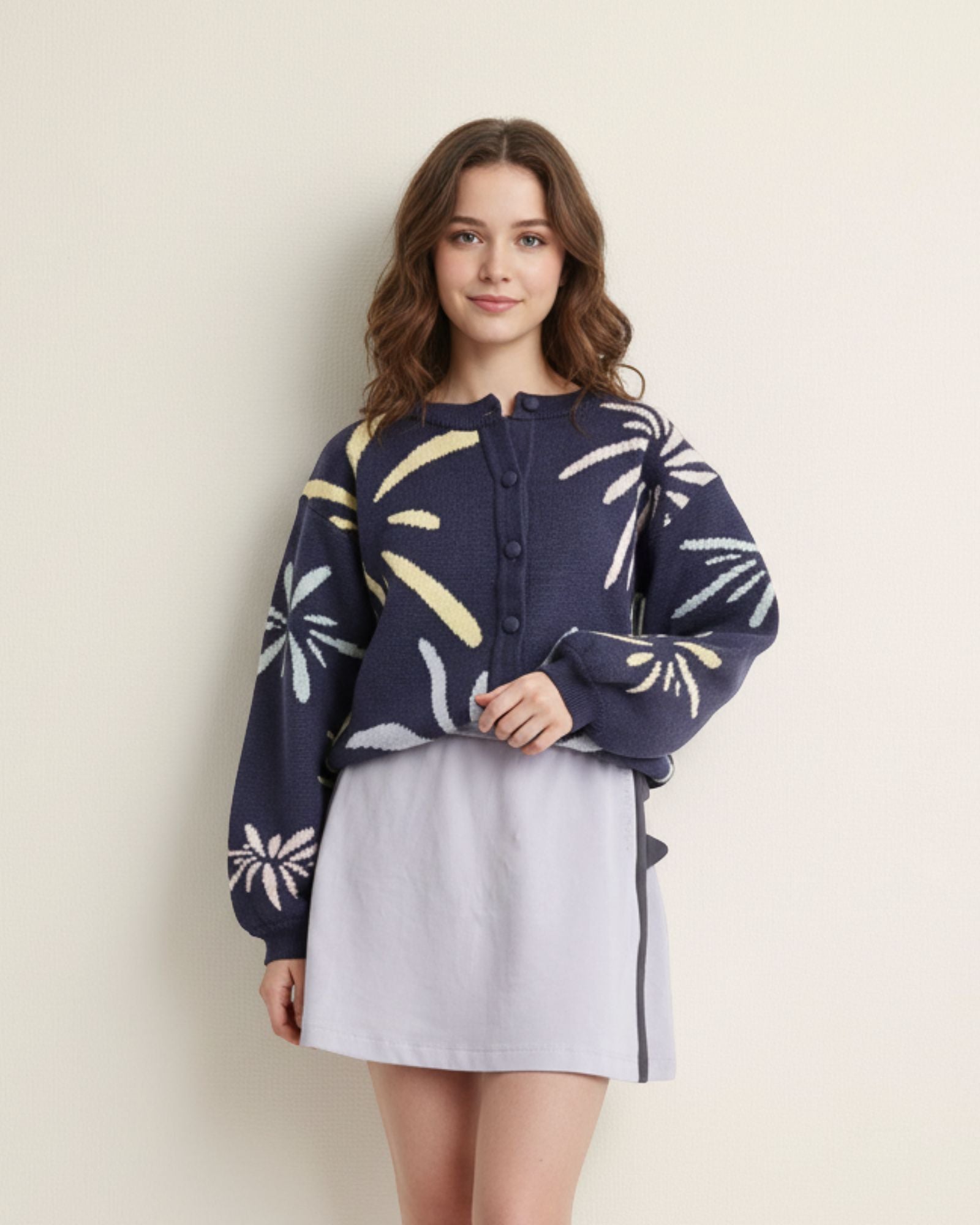 Pre-order: Fireworks Knitted Cardigan (Kids & Adults)