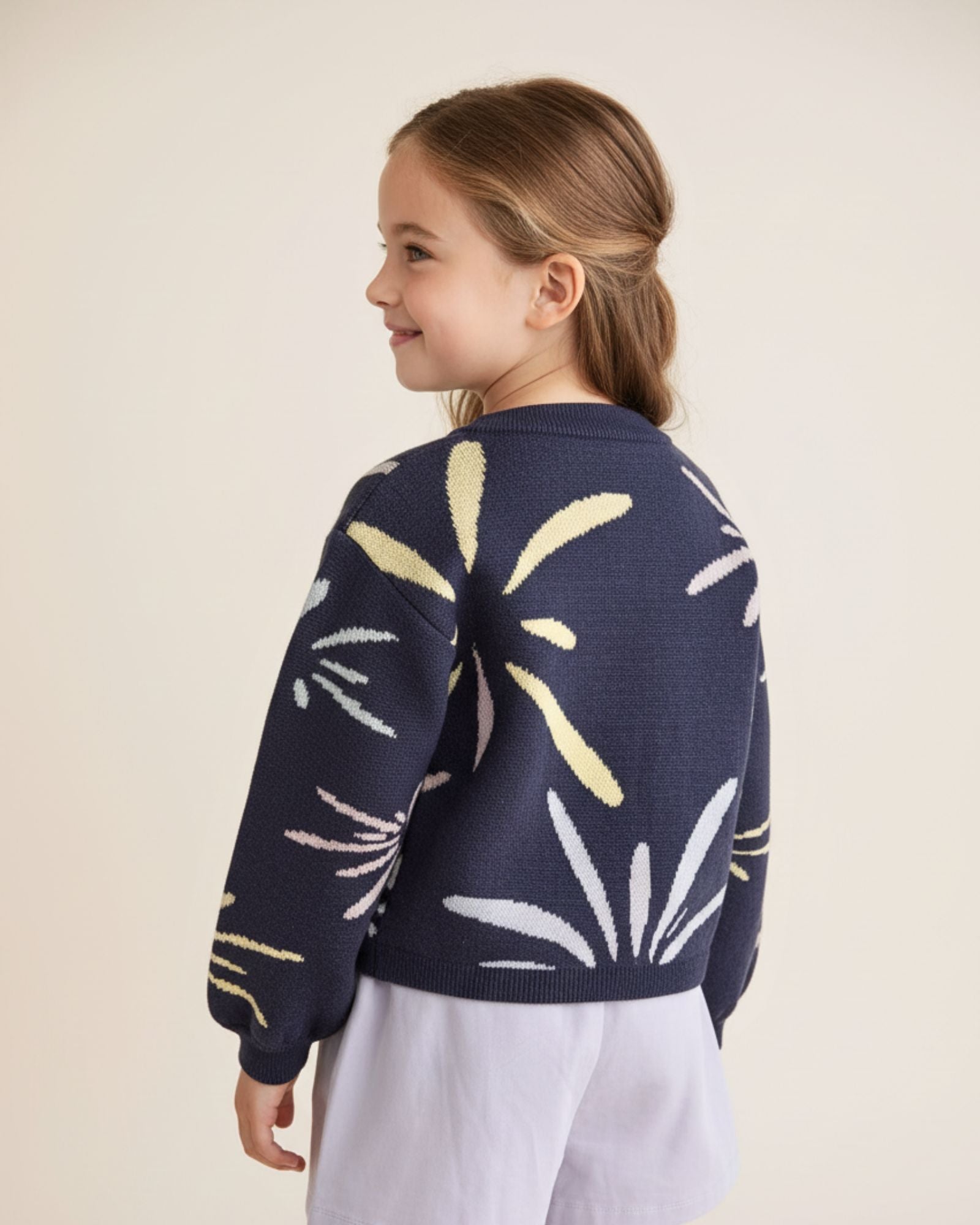 Pre-order: Fireworks Knitted Cardigan (Kids & Adults)