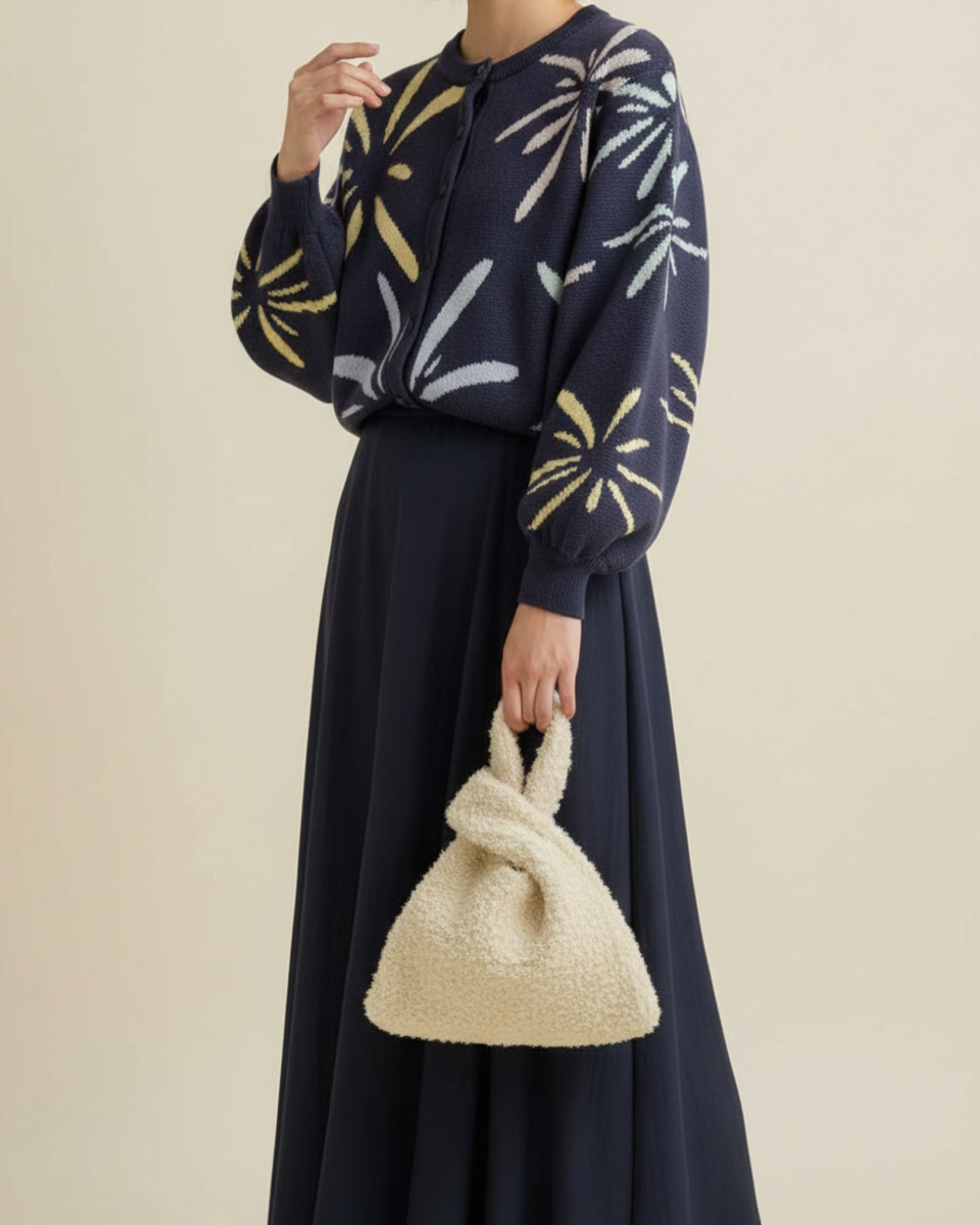 Fluffy Eco Cross-handle Bag