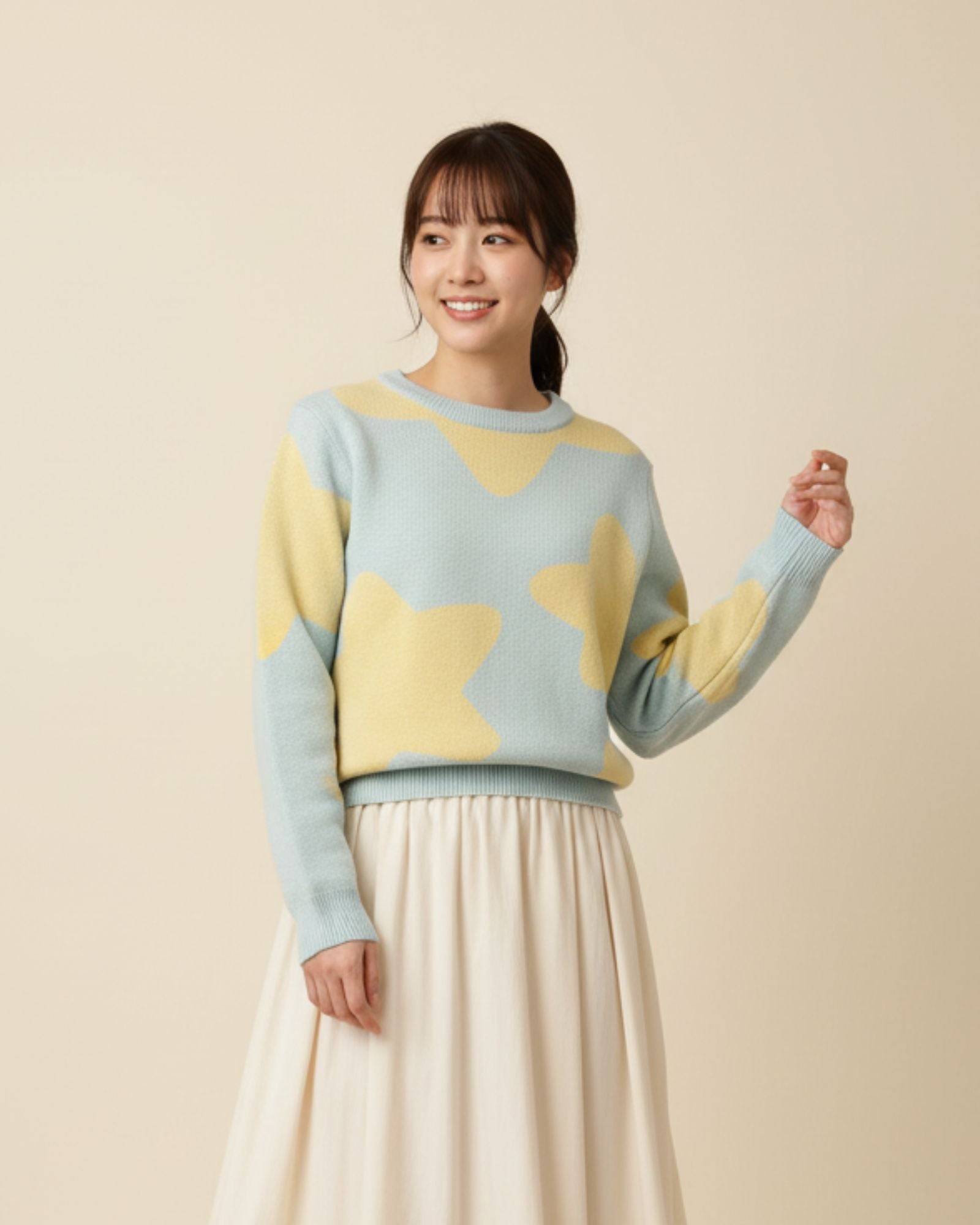 Pre-order: Lucky Stars Knitted Sweatshirt (Kids & Adults)