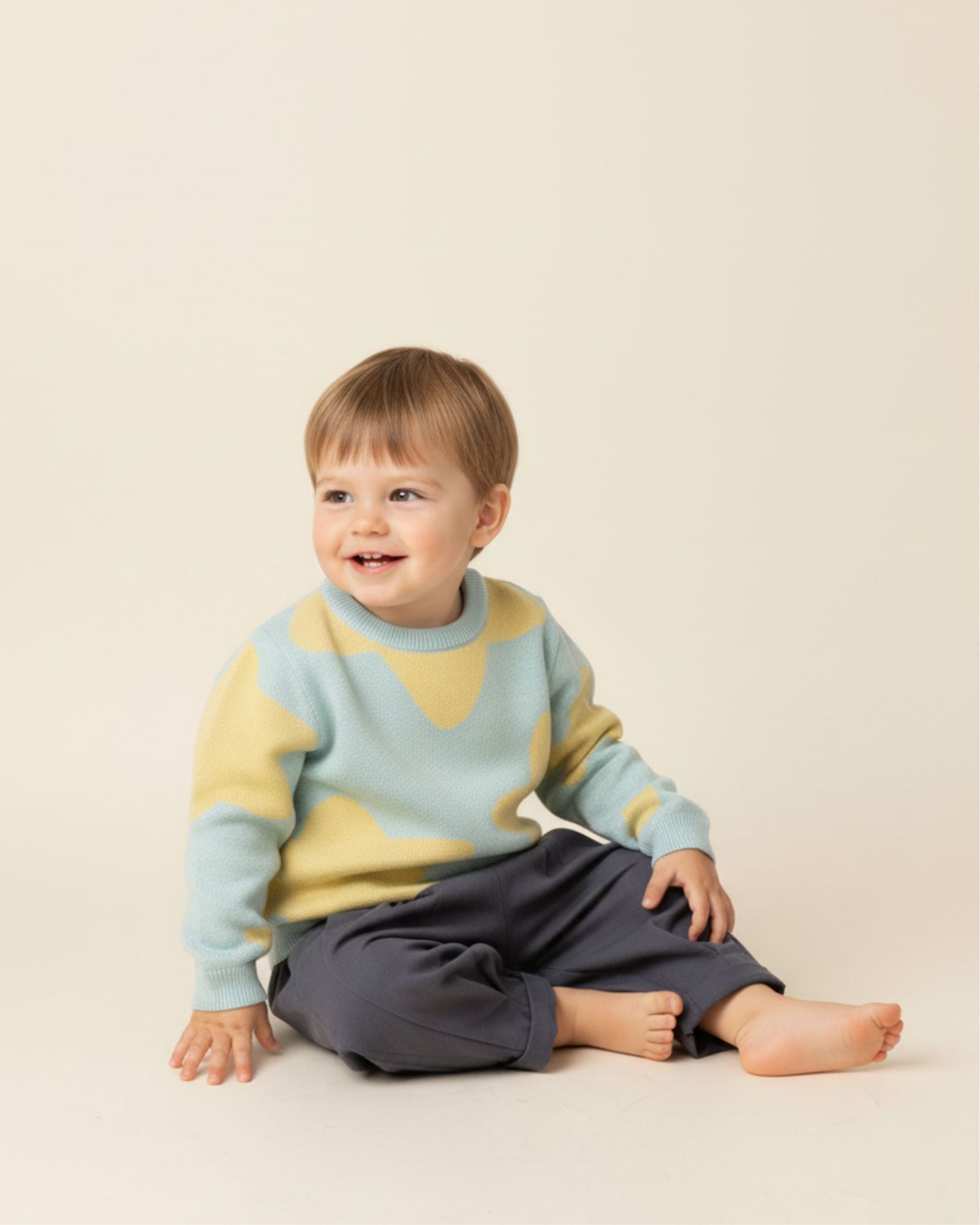 Pre-order: Lucky Stars Knitted Sweatshirt (Kids & Adults)