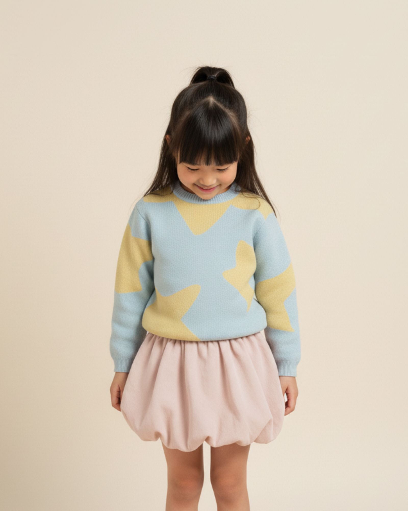 Pre-order: Lucky Stars Knitted Sweatshirt (Kids & Adults)
