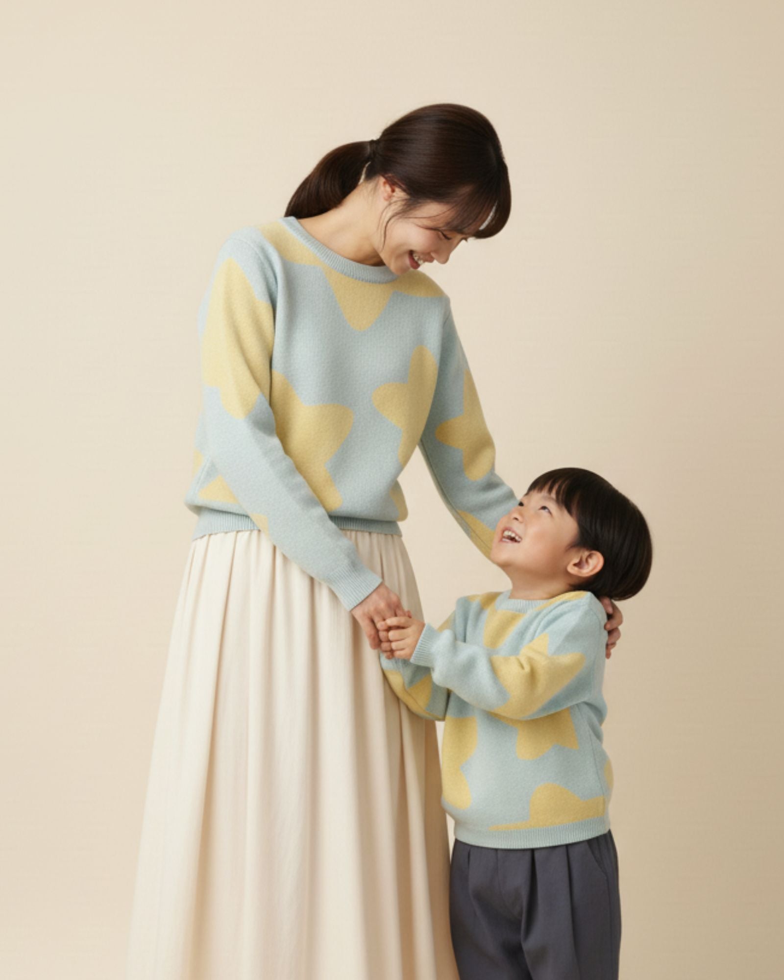 Pre-order: Lucky Stars Knitted Sweatshirt (Kids & Adults)