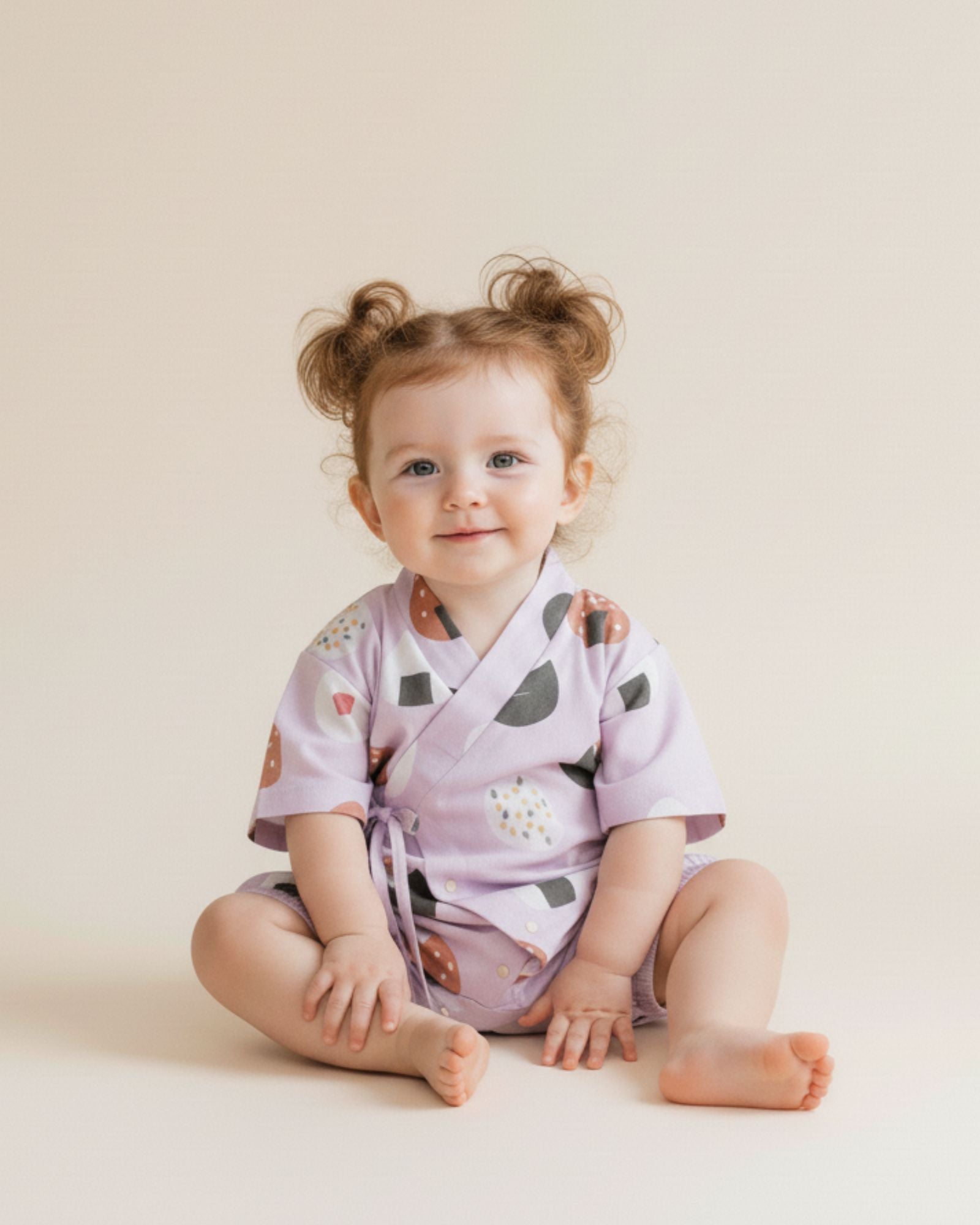 Oishii Sushi Baby Kimono - Lilac
