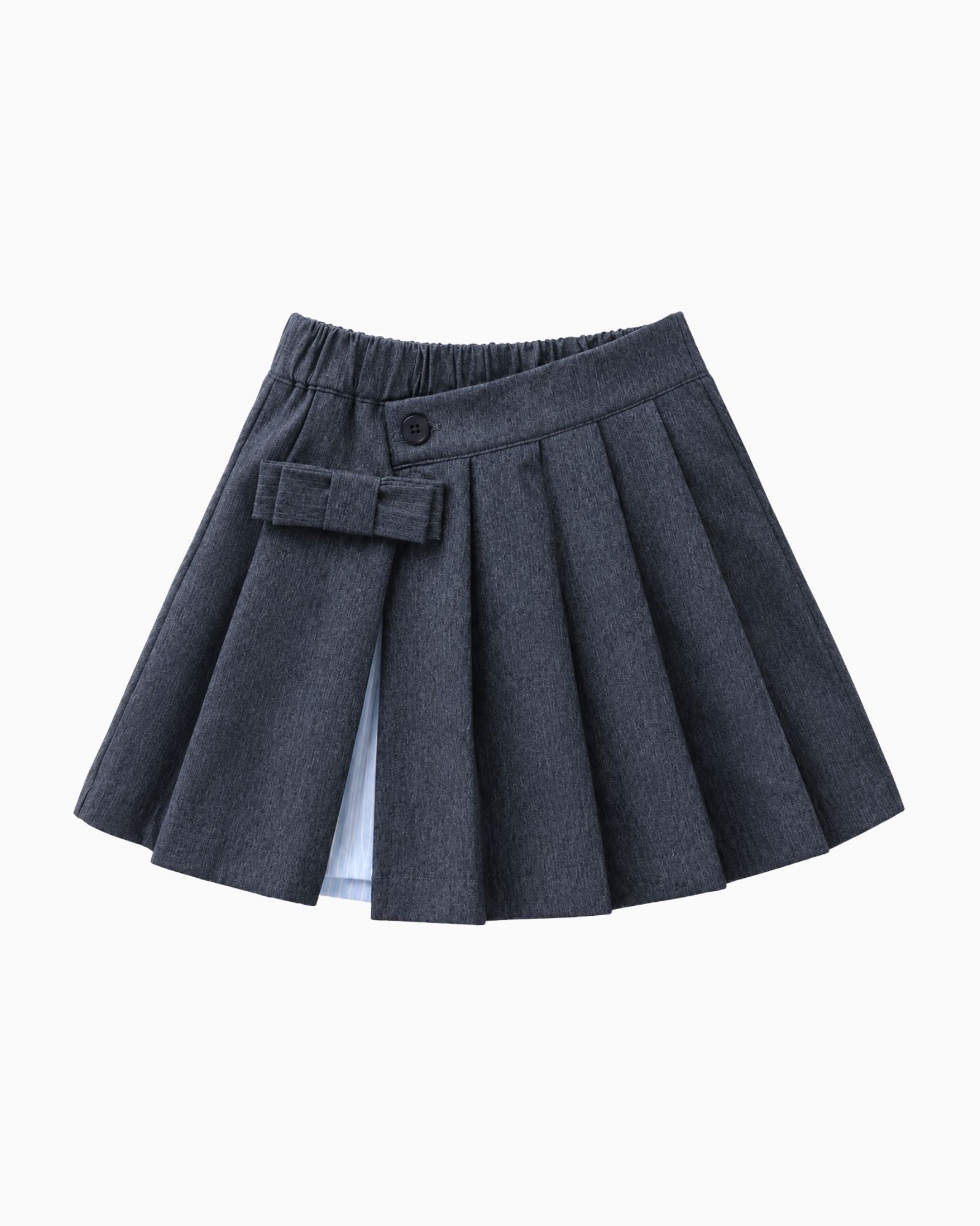 Pre-order: Pretty Pleats Girls Denim Skirt