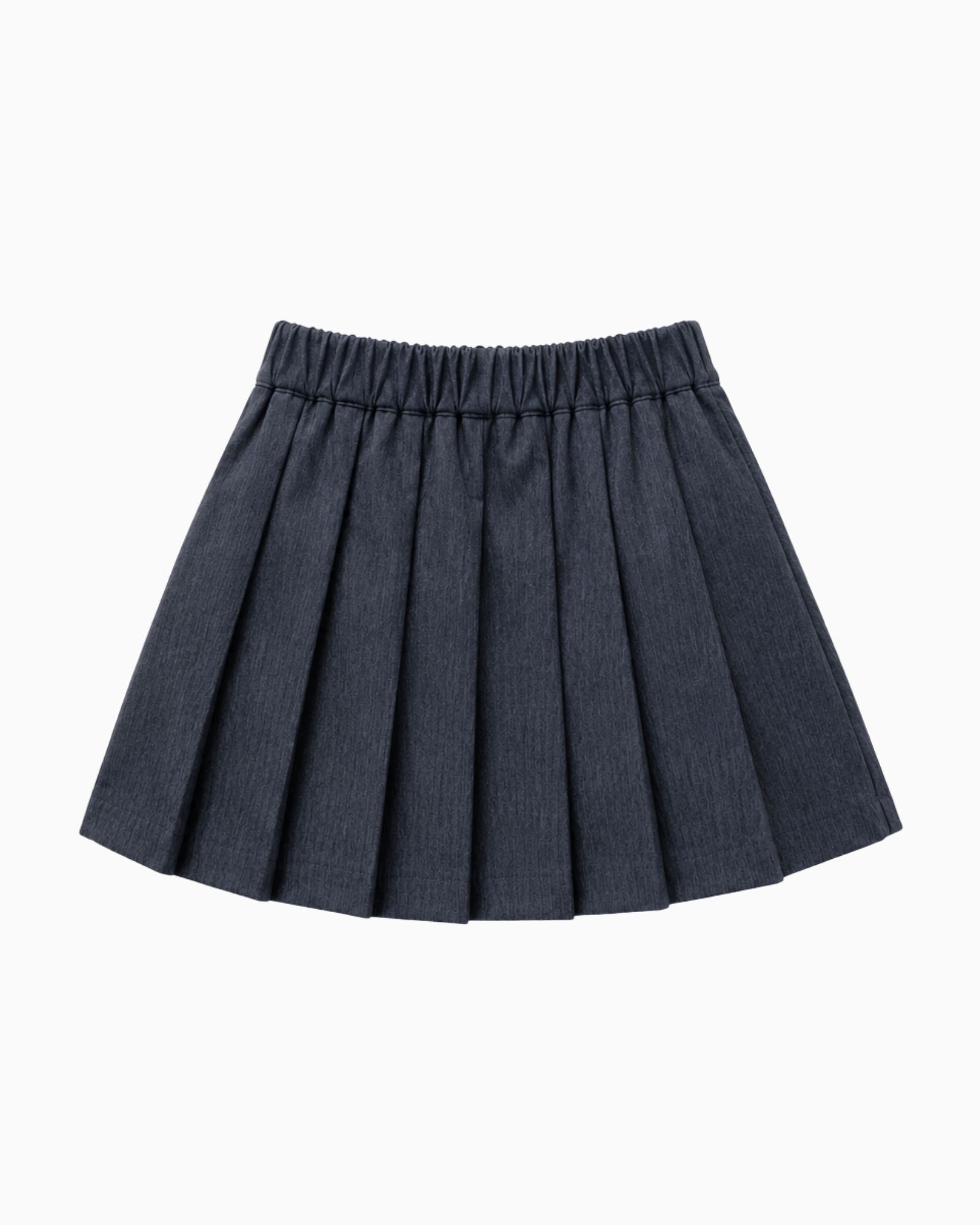 Pre-order: Pretty Pleats Girls Denim Skirt
