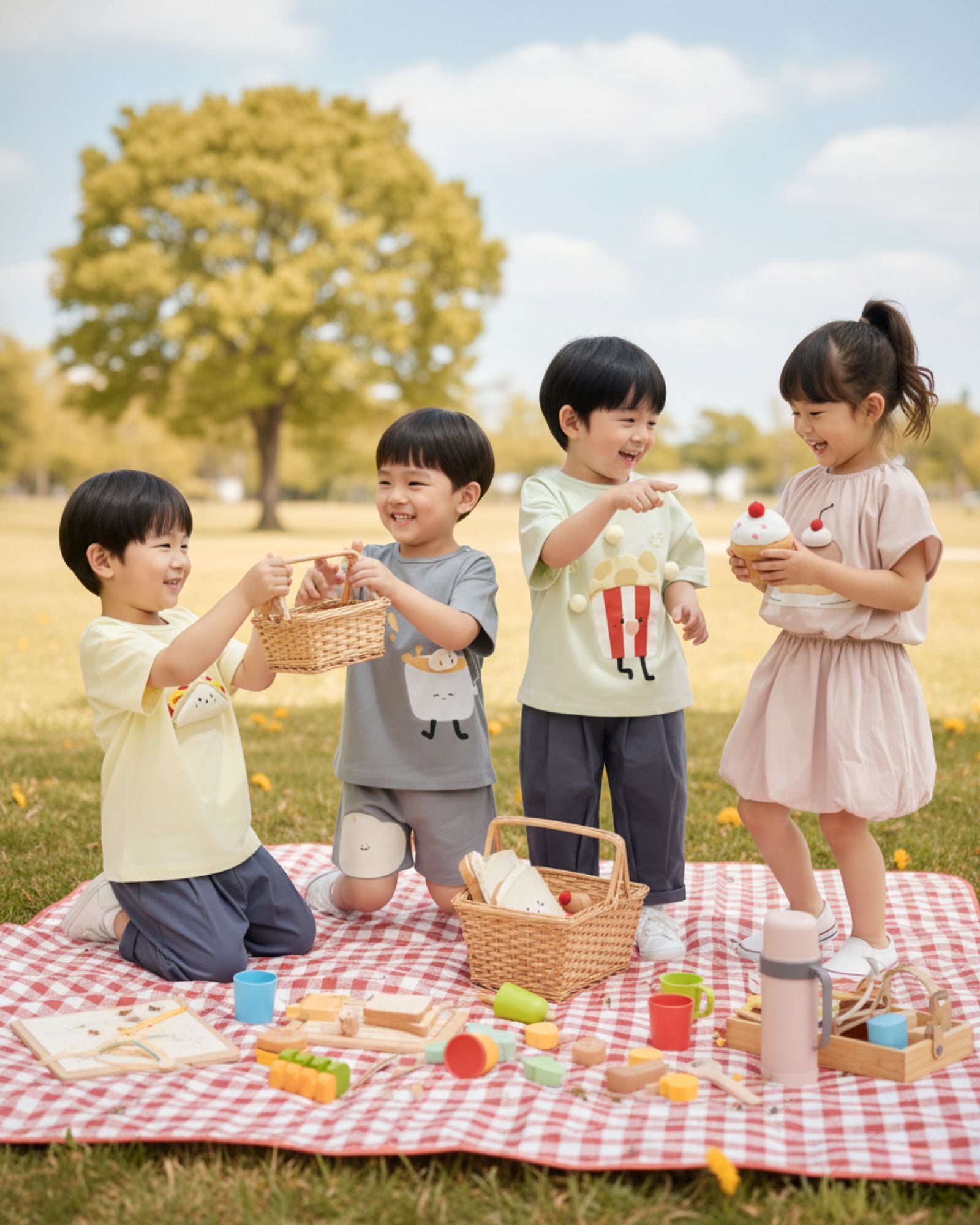 Sandwich Stack Kids Tee