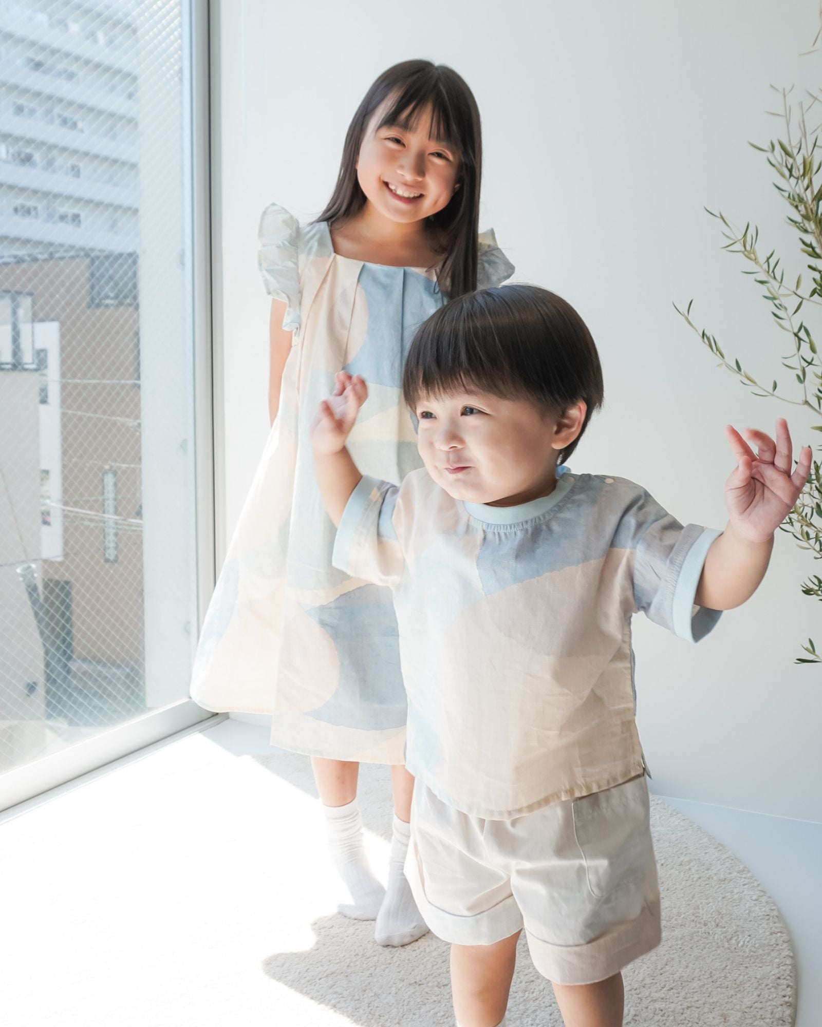Sunlit Sparks Crew Neck Kids Shirt