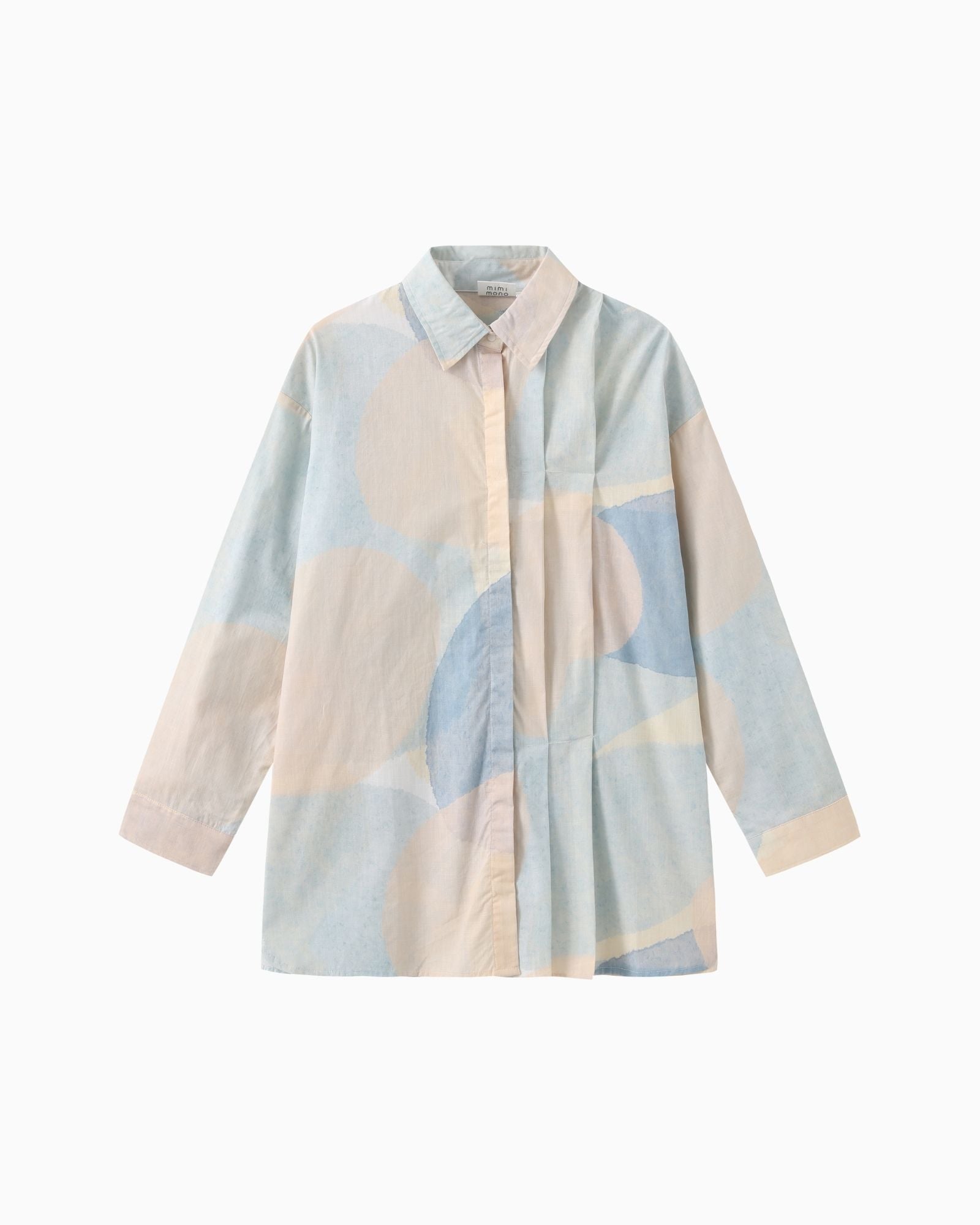 Sunlit Sparks Oversized Moms Collar Shirt