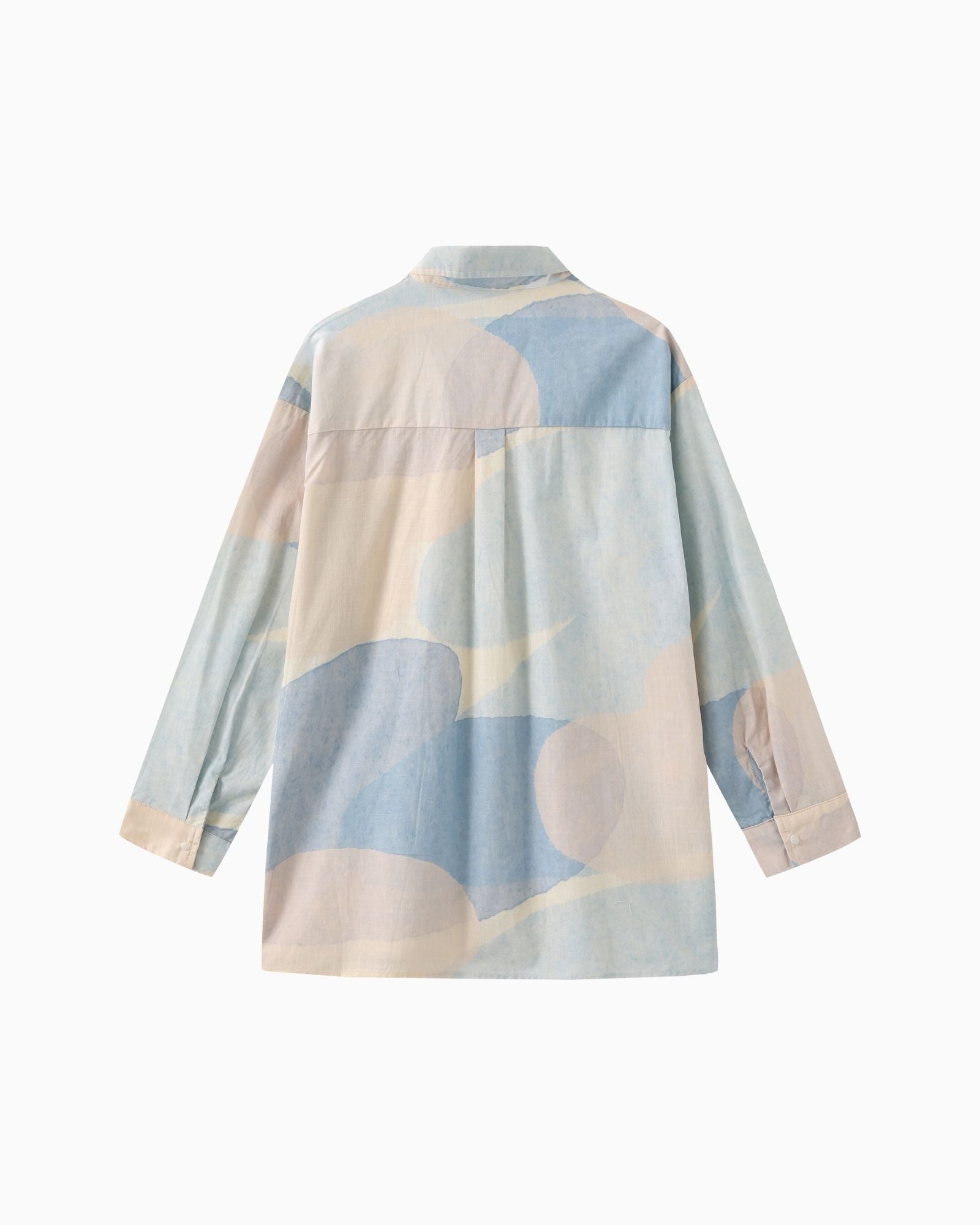 Sunlit Sparks Oversized Moms Collar Shirt