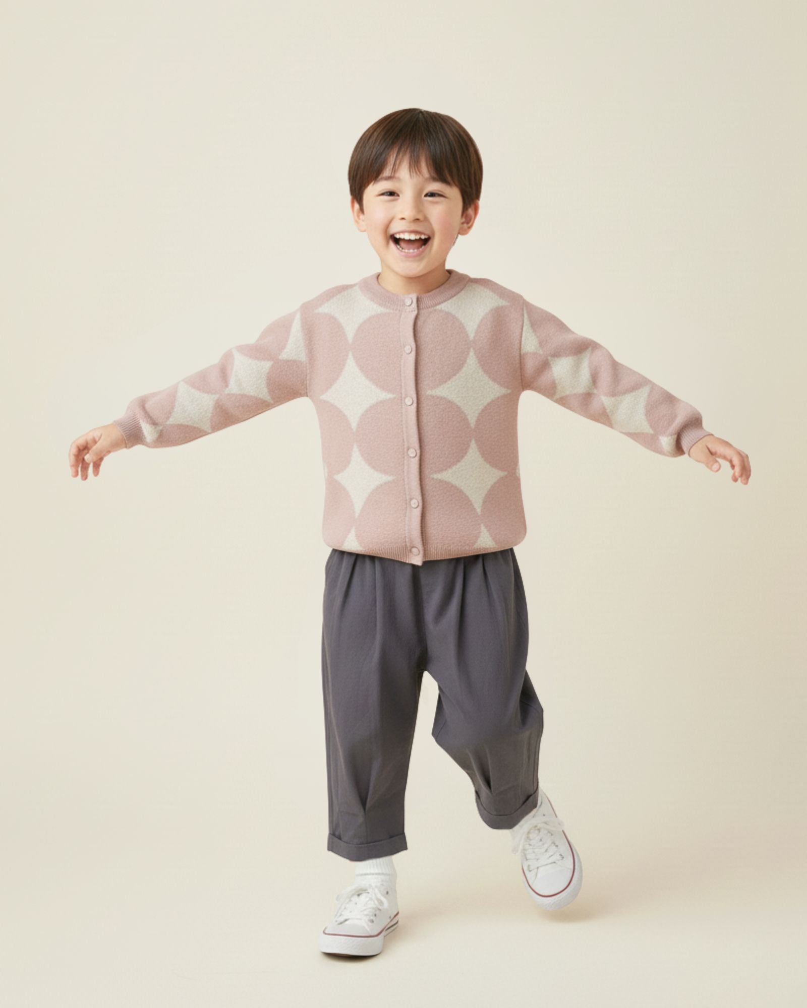 Twinkle Stars Knitted Cardigan (Kids & Adults)
